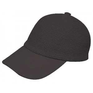 Straw Baseball Cap – 12 PCS Black - HT-ST98202BK